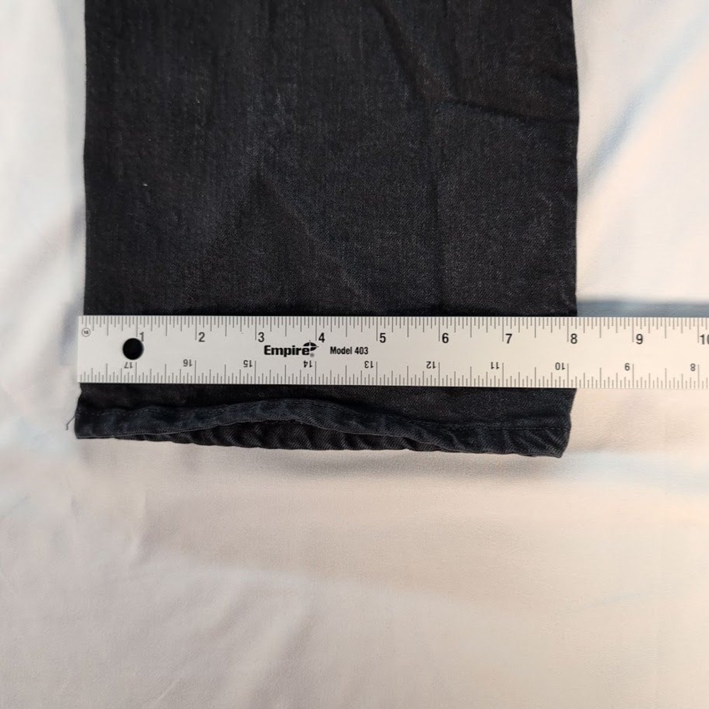 Polo Ralph Lauren Mens Jeans 38x36 Hampton Relaxed Straight Black Gray - Picture 7 of 9
